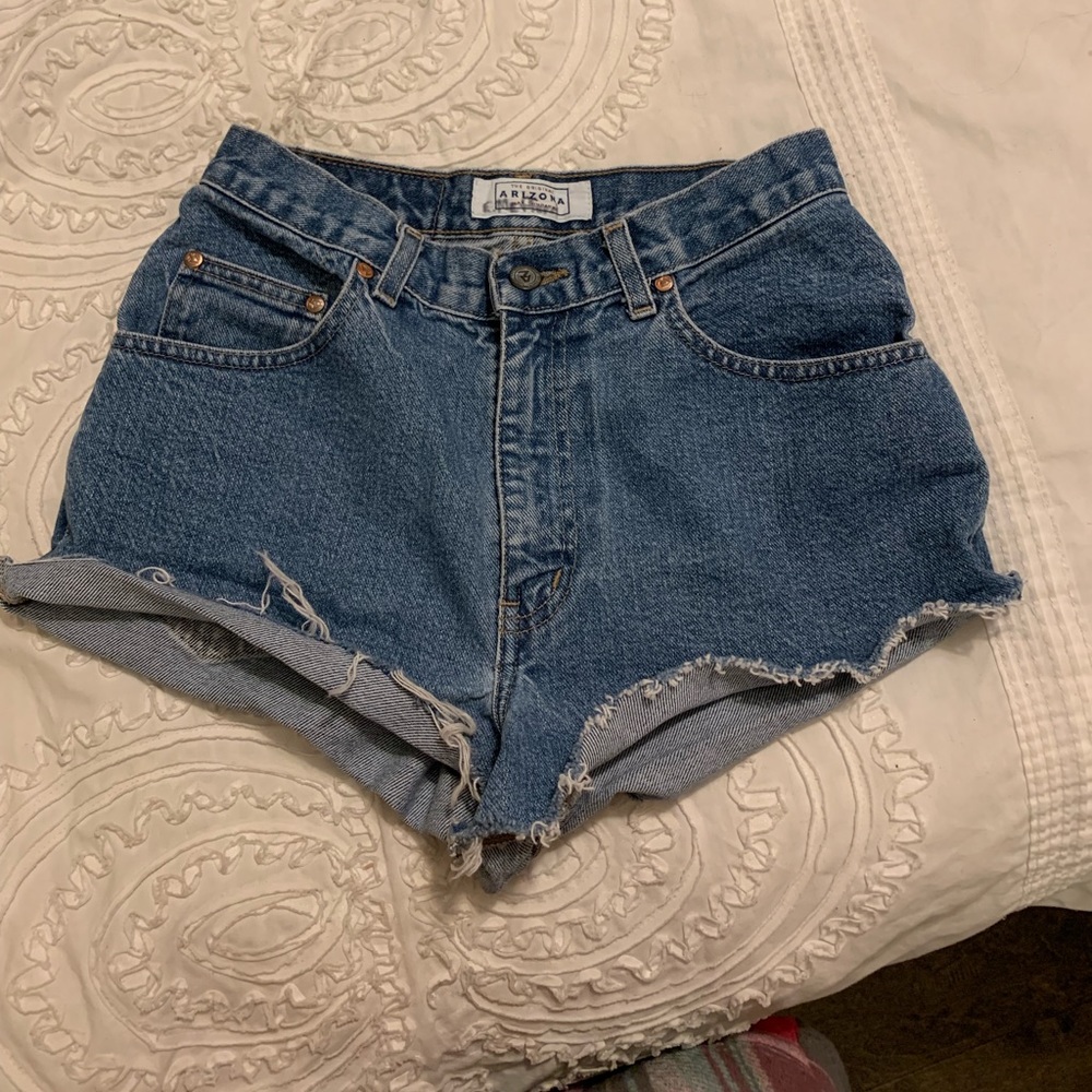 distressed shorts